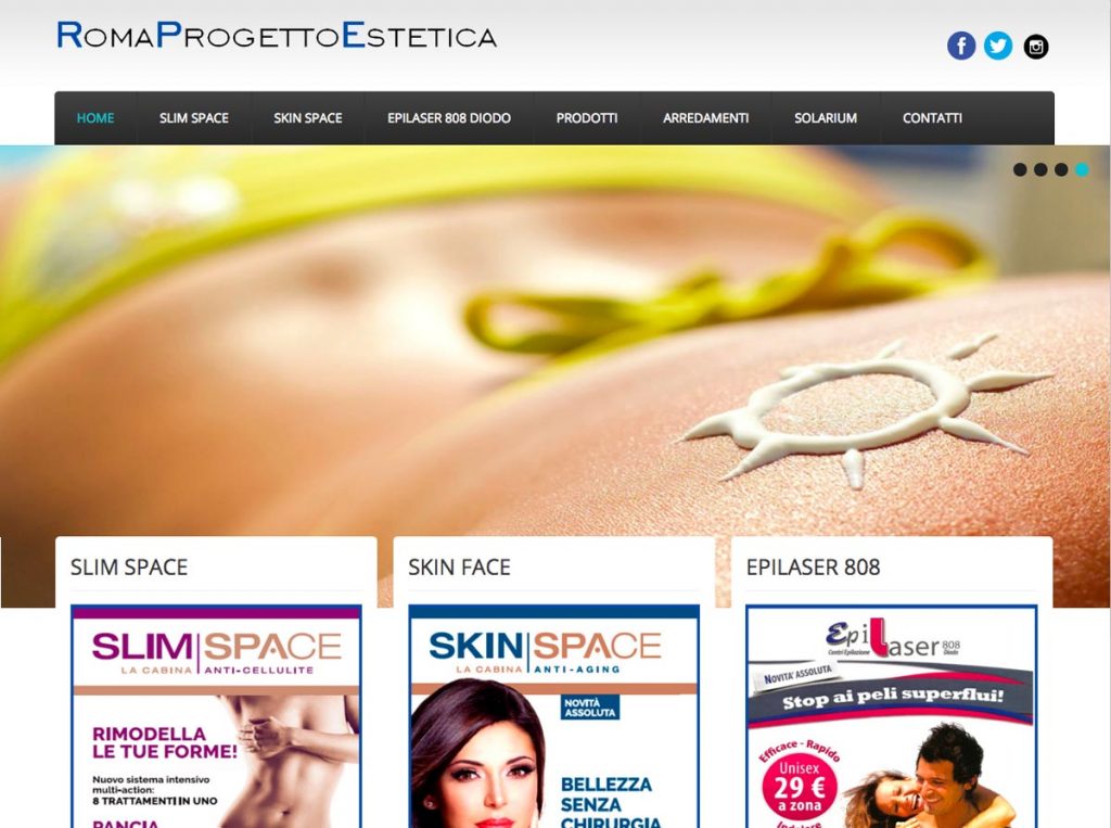 Roma progetto estetica